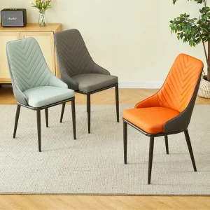 Ghế ăn Ghế Ăn Cao Cấp Phong cách châu Âu Nội Thất Gia Đình Hiện Đại Ghế Ăn Da Nhà Bếp Ghế Ăn Nội Thất Văn Phòng - Hình 2