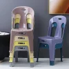Ghế ăn Ghế Ăn Nhựa Nhà Bếp Ngoài Trời Miễn Phí Vận Chuyển Vườn Ghế Lounge Hậu Hiện Đại Tân La Comedor Nội Thất