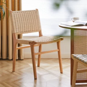 Ghế Ăn Giả Da Gỗ Sồi Vintage Hiên Khách sạn Ban Công Ghế Ăn Thoải Mái Nhà Hàng Chaise Vật Dụng Gia Đình A2