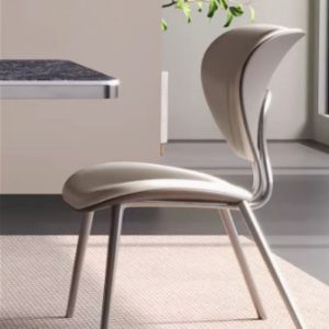 Ghế Ăn Gia Đình Bọc Da Tối Giản Kiểu Ý - Hình 2