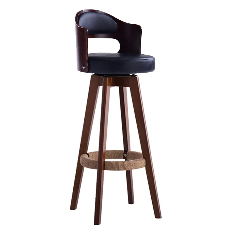Ghế ăn Gỗ Chắc Chắn Ghế Bar Xoay Cao Chân Hiện Đại Ghế Quầy Bar Ghế Ăn Quầy Bếp Phân taburetes De Nội Thất Thanh - Hình 4 Ghế ăn Gỗ Chắc Chắn Ghế Bar Xoay Cao Chân Hiện Đại Ghế Quầy Bar Ghế Ăn Quầy Bếp Phân taburetes De Nội Thất Thanh - Hình 4