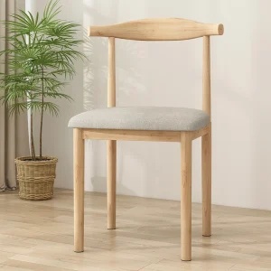 Ghế ăn Gỗ Châu Âu Ghế Ăn Vải Lanh Hiện Đại Nhà Bếp Nhà Ghế Ăn Hợp Thời Trang Vintage Bọc Sillas Comedor Nội Thất - Hình 3