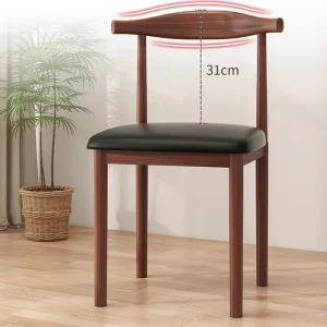 Ghế ăn Gỗ Châu Âu Ghế Ăn Vải Lanh Hiện Đại Nhà Bếp Nhà Ghế Ăn Hợp Thời Trang Vintage Bọc Sillas Comedor Nội Thất - Hình 4