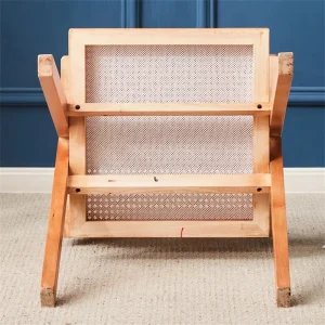 Ghế ăn Gỗ Ngoài Trời Ghế Ăn Phong cách châu Âu Ins Gỗ Thật Mây Ghế Ăn Thời Trung Cổ Nhà Thiết Kế Chandigarh Re Tay Giải Trí - Hình 4