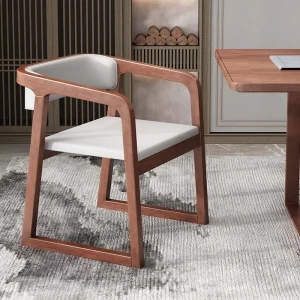 Ghế ăn Gỗ nguyên khối Ghế văn phòng cao cấp Thiết kế dành cho người lớn Nhà hàng Ghế ăn sang trọng Chờ đợi Thời trang Dine Sillas Para Comedor Nội thất - Hình 3