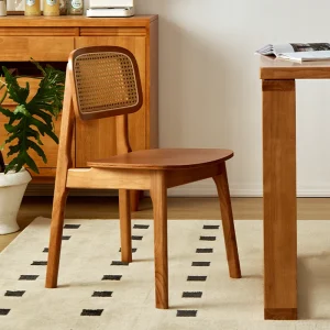 Ghế ăn Gỗ Phòng Khách Ghế Ăn Hiện Đại Cưới Sang Trọng Phong cách châu Âu Ghế Ăn Mây Thư Giãn Tân La Comedor Nội Thất Gia Đình BL50CY