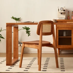 Ghế ăn Gỗ Phòng Khách Ghế Ăn Hiện Đại Cưới Sang Trọng Phong cách châu Âu Ghế Ăn Mây Thư Giãn Tân La Comedor Nội Thất Gia Đình BL50CY - Hình 4