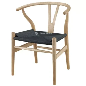 Ghế ăn Gỗ Wishbone Ghế Hans Wegner Y Ghế Gỗ Sồi Chắc Chắn Nội Thất Phòng Ăn Ghế Ăn Cao Cấp Ghế Thiết Kế Cổ Điển - Hình 2