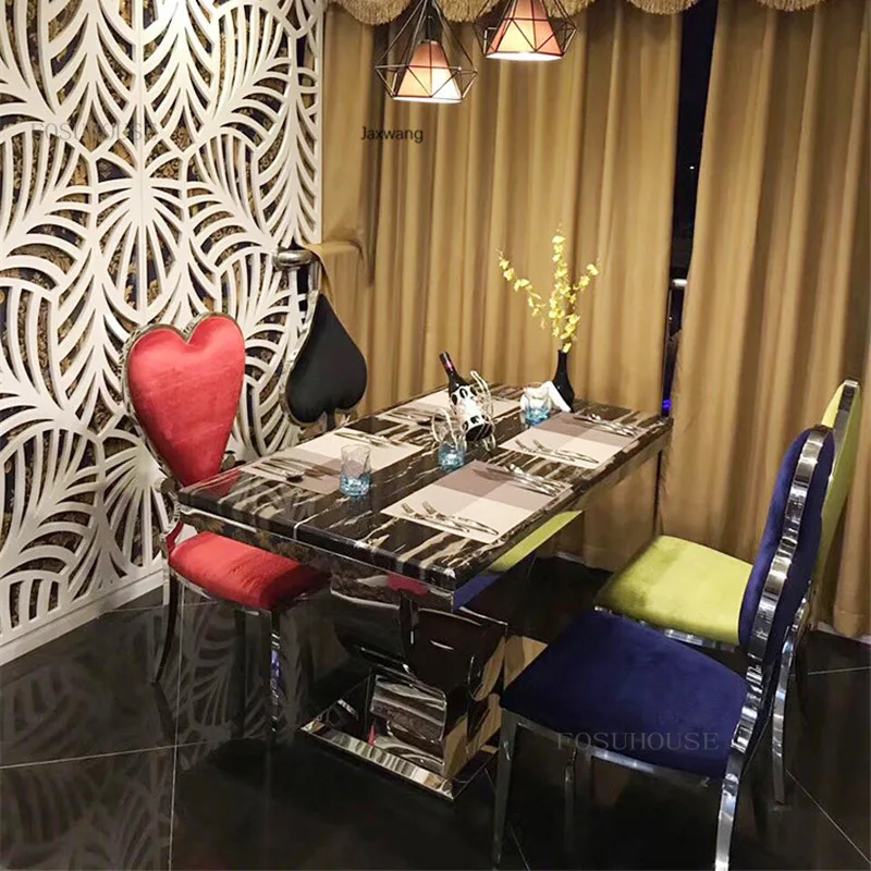 Ghế Ăn Hiện Đại Cho Nhà Bếp Thép Không Gỉ Tân Cổ Điển Đơn Giản Ghế Phòng Khách Hoa Mận Dép Nỉ Ghế Ăn - Hình 2 Ghế Ăn Hiện Đại Cho Nhà Bếp Thép Không Gỉ Tân Cổ Điển Đơn Giản Ghế Phòng Khách Hoa Mận Dép Nỉ Ghế Ăn - Hình 2