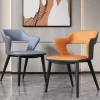 Ghế ăn Hiện Đại Công Thái Ghế Ăn Vanity Ghế Bành Thiết Kế Cánh Tay Ghế Ăn Phòng Khách Da Tân La De Escritorio Nội Thất Gia Đình