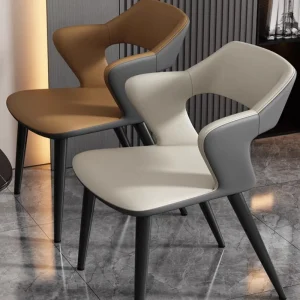 Ghế ăn Hiện Đại Công Thái Ghế Ăn Vanity Ghế Bành Thiết Kế Cánh Tay Ghế Ăn Phòng Khách Da Tân La De Escritorio Nội Thất Gia Đình - Hình 2