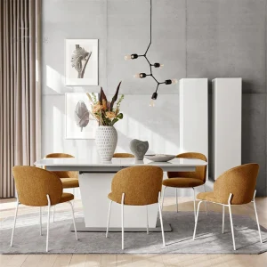 Ghế ăn Hiện Đại Dép Nỉ Ghế Ăn Nội Thất Gia Đình Bọc Ghế Sau Ghế Ăn Thiết Kế Thường Ngày Ghế Bếp Bu - Hình 3