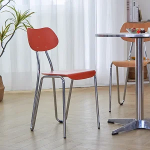 Ghế ăn hiện đại giữa thế kỷ Nhà thiết kế văn phòng Ban công hiện đại Ghế sang trọng Nhà hàng Lounge INS Cadeira Nội thất gia đình WKDC - Hình 2