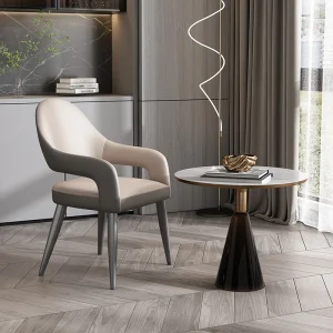 Ghế ăn Hiện Đại Sang Trọng Ghế Ăn Cưới Công Thái Phòng Khách Phong cách châu Âu Ghế Phòng Ngủ Đơn Polne Da Salotto Nội Thất Hàn Quốc - Hình 2