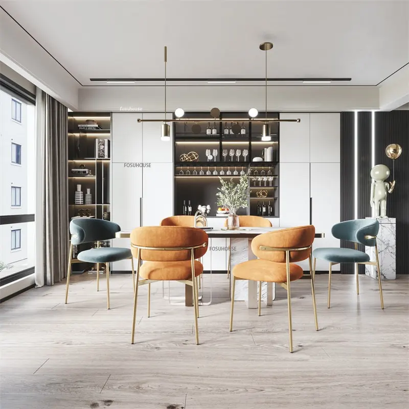 Ghế ăn Hiện Đại Sắt Rèn Ghế Ăn Cho Nội Thất Nhà Bếp Giải Trí Ghế Phòng Ăn Nhà Tựa Lưng Nhà Hàng Ghế Ăn Cao Cấp Một - Hình 3 Ghế ăn Hiện Đại Sắt Rèn Ghế Ăn Cho Nội Thất Nhà Bếp Giải Trí Ghế Phòng Ăn Nhà Tựa Lưng Nhà Hàng Ghế Ăn Cao Cấp Một - Hình 3