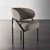 Ghế ăn Hiện Đại Sắt Rèn Ghế Ăn Nhà Bếp Ghế Ăn Comtable Tựa Lưng Nội Thất Cao Cấp Nhà Hàng Thiết Kế Ghế A