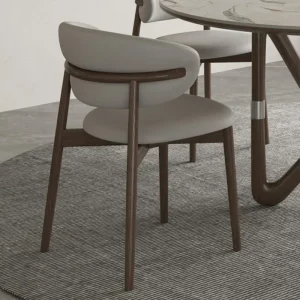 Ghế ăn HOOKI Chính Thức Mới Xinglian Hiện Đại Yên Tĩnh Phong Cách Ghế Ăn Nhà Gỗ Chắc Chắn Ghế Quán Cà Phê Thiết Kế Ghế Giải Trí - Hình 3