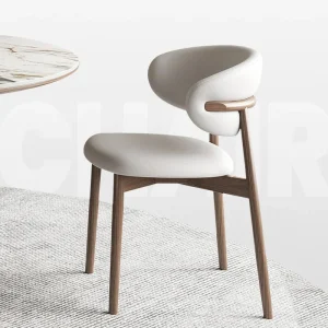 Ghế ăn HOOKI Chính Thức Mới Xinglian Hiện Đại Yên Tĩnh Phong Cách Ghế Ăn Nhà Gỗ Chắc Chắn Ghế Quán Cà Phê Thiết Kế Ghế Giải Trí