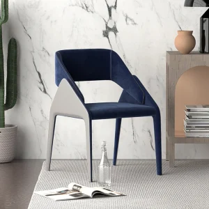Ghế ăn Italy Hiện đại Đơn giản gia đình Tựa lưng Nhà hàng Thiết kế Cafe Khách sạn Thảo luận Nội thất Giải trí - Hình 2