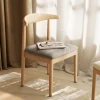 Ghế Ăn Kim Loại Phong Cách Phong cách châu Âu Lưng Gỗ Châu Âu Nhà Bếp Nhỏ Vanity Ghế Lounge Ergonomic Sandalye Nội Thất ng Nhà