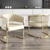 Ghế ăn Light Luxury Ghế ăn Khách sạn Gia đình Đàm phán Ghế trà Ghế sofa Ghế trang điểm Tiệm làm móng Juegos De Comedor Nội thất Phong cách châu Âu