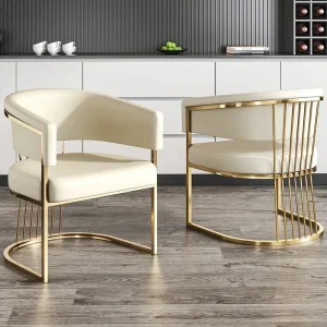 Ghế ăn Light Luxury Ghế ăn Khách sạn Gia đình Đàm phán Ghế trà Ghế sofa Ghế trang điểm Tiệm làm móng Juegos De Comedor Nội thất Phong cách châu Âu
