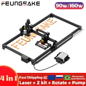 Ghế ăn Máy Khắc Laser Máy 160W Không Hỗ Trợ Bơm Gỗ Máy In Khắc Laser Và Cắt Cnc Router Máy Tính Để Bàn