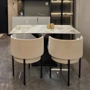 Ghế ăn Máy Tính Ghế Phòng Ăn Phong cách châu Âu Vẻ Đẹp Hiện Đại Sân Vườn Điểm Nhấn Phòng Ngủ Thư Viện Ghế Văn Phòng Sillon Reclinable Nội Thất MZY - Hình 2