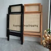Ghế ăn Mây Vintage Gỗ Chắc Chắn Gấp Ghế Ăn Nghiên Cứu Quán Cà Phê Ghế Ăn Cao Cấp Tựa Lưng Ghế Muebles Nội Thất Phong cách châu Âu