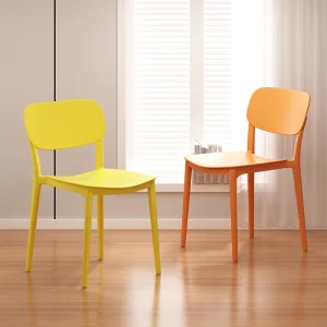 Ghế ăn Nhà Bếp Hiện Đại Ghế Ăn Nhựa Phong cách châu Âu Hợp Thời Trang Phòng Ngủ Văn Phòng Ghế Ăn Siêu Nhẹ Nhà Chaises Salle Manger Nội Thất - Hình 3