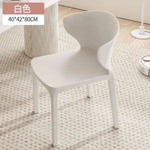 Ghế ăn Nhà bếp Phong cách châu Âu Ghế Ăn Ban Công Nhựa Cao Cấp Vanity Ghế Ăn Văn Phòng Cưới Tân La Comedor Nội Thất Gia Đình BL50CY - Hình 3