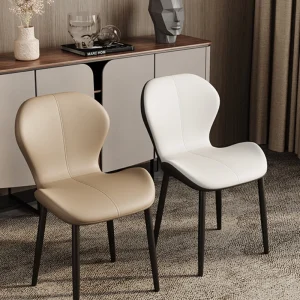 Ghế ăn Nhà Bếp Phong cách châu Âu Ghế Ăn Giọng Cà Phê Vanity Thiết Kế Nhà Bếp Ghế Tiệc Hiện Đại Cadeira Sandalye Stuhl Nội Thất HD50C