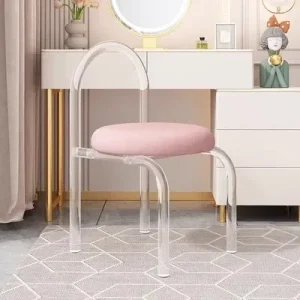 Ghế ăn Nhà Bếp Phong cách châu Âu Ghế Ăn Nhà Hàng Nhựa Ban Công Vanity Ghế Ăn Cưới Hiện Đại Sillas Comedor Nội Thất Gia Đình BL50DC - Hình 2