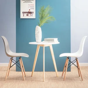 Ghế ăn Nhà Bếp Trắng Ghế Ăn Phong cách châu Âu Vanity Ghế Ăn Bằng Nhựa Thiết Kế Tầng Muebles Para El Hogar Bộ Nội Thất - Hình 4