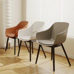 Ghế ăn Nhà Bếp Vanity Ghế Ăn Nhà Hàng Nhựa Ban Công Phong cách châu Âu Ghế Ăn Văn Phòng Cưới Cadeira Jantar Nội Thất Gia Đình BL50DC