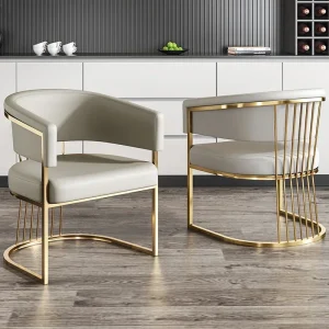 Ghế ăn Nhà hàng Cánh Tay Ghế Ăn Vanity Ban Công Văn Phòng Phong cách châu Âu Ghế Ăn Thư Giãn Đám Cưới Hiện Đại Sillas Comedor Nội Thất Gia Đình BL50DC - Hình 3