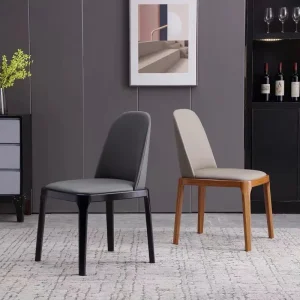 Ghế ăn Nhà Hàng Ghế Ăn Ngoài Trời Phòng Khách Bằng Gỗ Thư Giãn Da PU Ghế Ăn Tiệc Cưới Tân La Comedor Nội Thất BL50CY - Hình 2