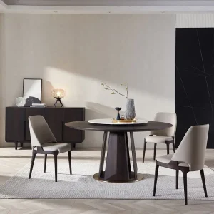 Ghế ăn Nhà thiết kế Ghế ăn cao cấp Italy Ghế da nhà nhẹ sang trọng hiện đại đơn giản bàn Ghế khách sạn thay đồ - Hình 2