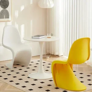 Ghế Ăn Nhựa Thiết Kế Di Động Accent Bếp Ban Công Ghế Vanity Đảng Ngoài Trời Sillas De Comedor Nội Thất Gia Đình DC-311