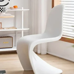 Ghế Ăn Nhựa Thiết Kế Di Động Accent Bếp Ban Công Ghế Vanity Đảng Ngoài Trời Sillas De Comedor Nội Thất Gia Đình DC-311 - Hình 4