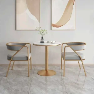 Ghế ăn Nhung Ghế Ăn Cao Cấp Cafe Phòng Ngủ Văn Phòng Salon Phong cách châu Âu Ghế Tủ Áo Công Thái Stoelen Nội Thất Phong cách châu Âu XY50DC - Hình 2