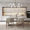Ghế ăn Phong cách châu Âu Cá Nhân Ghế Bành Thiết Kế Hiện Đại Sang Trọng Mềm Ghế Phòng Ăn Salon Tạo Kiểu Tân La Plegable Nội Thất Nhà Bếp CC50CY