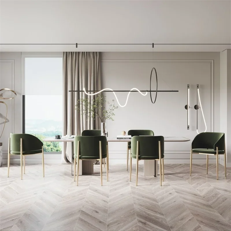 Ghế ăn Phong cách châu Âu Cá Nhân Ghế Bành Thiết Kế Hiện Đại Sang Trọng Mềm Ghế Phòng Ăn Salon Tạo Kiểu Tân La Plegable Nội Thất Nhà Bếp CC50CY - Hình 2 Ghế ăn Phong cách châu Âu Cá Nhân Ghế Bành Thiết Kế Hiện Đại Sang Trọng Mềm Ghế Phòng Ăn Salon Tạo Kiểu Tân La Plegable Nội Thất Nhà Bếp CC50CY - Hình 2