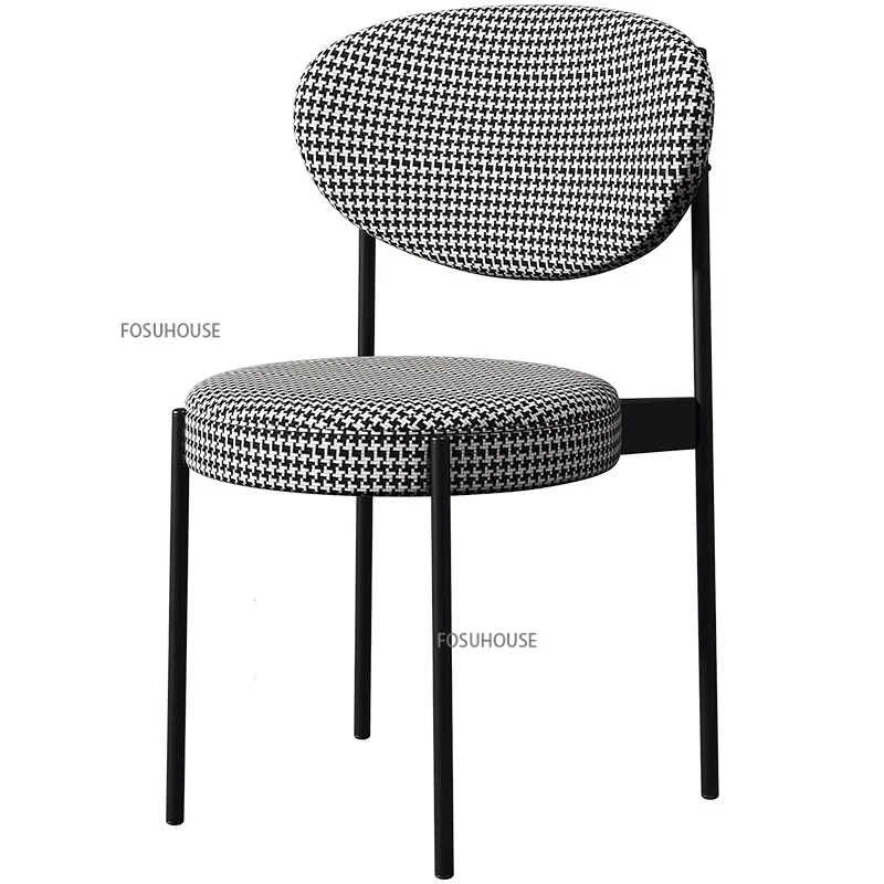 Ghế ăn Phong cách châu Âu Cao Cấp Houndstooth Ghế Ăn Nhà Nhà Hàng Ghế Tựa Lưng Hiện Đại Đơn Giản Sắt Ghế Bếp Nội Thất Phong cách châu Âu - Hình 2 Ghế ăn Phong cách châu Âu Cao Cấp Houndstooth Ghế Ăn Nhà Nhà Hàng Ghế Tựa Lưng Hiện Đại Đơn Giản Sắt Ghế Bếp Nội Thất Phong cách châu Âu - Hình 2