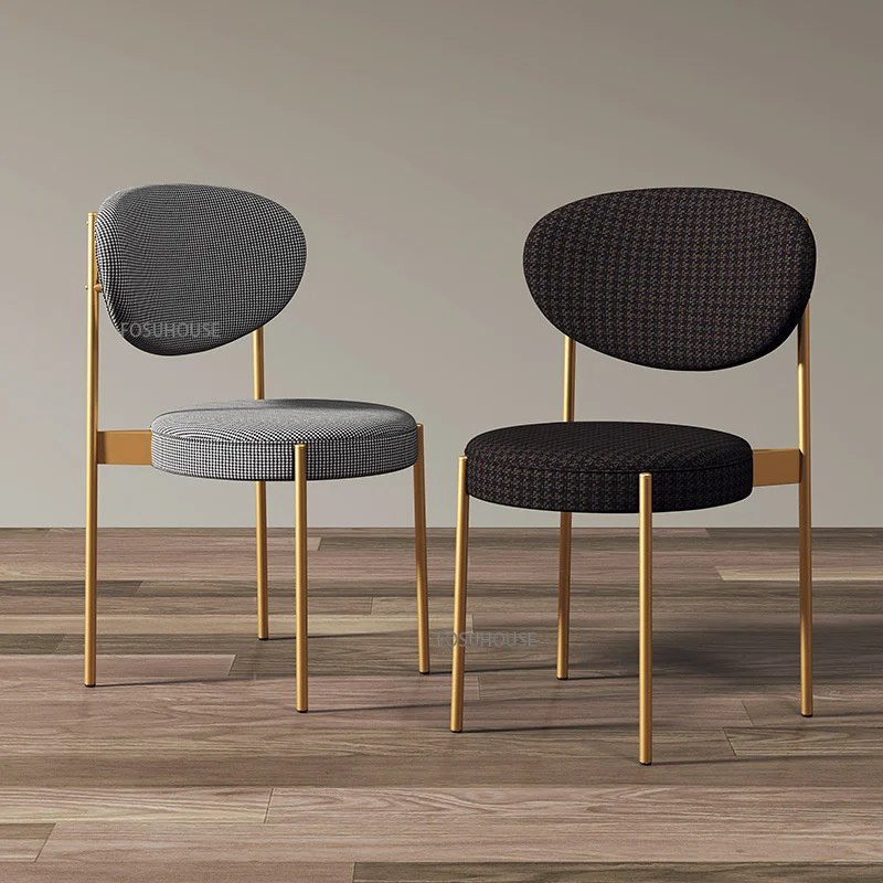 Ghế ăn Phong cách châu Âu Cao Cấp Houndstooth Ghế Ăn Nhà Nhà Hàng Ghế Tựa Lưng Hiện Đại Đơn Giản Sắt Ghế Bếp Nội Thất Phong cách châu Âu - Hình 4 Ghế ăn Phong cách châu Âu Cao Cấp Houndstooth Ghế Ăn Nhà Nhà Hàng Ghế Tựa Lưng Hiện Đại Đơn Giản Sắt Ghế Bếp Nội Thất Phong cách châu Âu - Hình 4