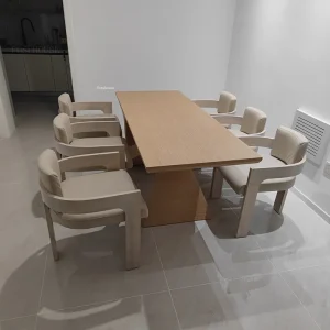 Ghế ăn Phong cách châu Âu Đơn Giản Gỗ Chắc Chắn Ghế Ăn Hiện Đại Nội Thất Phòng Ăn Nhà Thiết Kế Cafe Ghế Ăn Nhà Ban Công Lưng Ghế Bành B