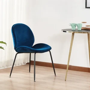 Ghế ăn Phong cách châu Âu Ghế Ăn Cao Cấp Phòng Khách Vanity Tiệc Công Thái Ghế Ăn Phòng Ngủ Đơn Giản Sillas Chaise Salle Máng Cỏ - Hình 2