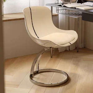 Ghế ăn Phong cách châu Âu Ghế Ăn Cao Cấp Vanity Thiết Kế Công Thái Học Nhà Bếp Ghế Ăn Thoải Mái Sillas Nội Thất Acrylic