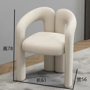 Ghế ăn Phong cách châu Âu Ghế Ăn Hiện Đại & Nhà Thiết Kế Sáng Tạo Ghế Nhà Hàng Bàn Ăn Ghế Nhà Lưới Đỏ Ghế Mới - Hình 4