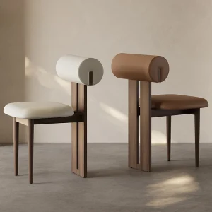 Ghế ăn Phong cách châu Âu Ghế Ăn Phòng Khách Vanity Salon Ghế Ăn Bằng Gỗ Hiện Đại Thư Giãn Khách Sạn Sang Trọng Sandalye Giữa Thế Kỷ Nội Thất - Hình 2